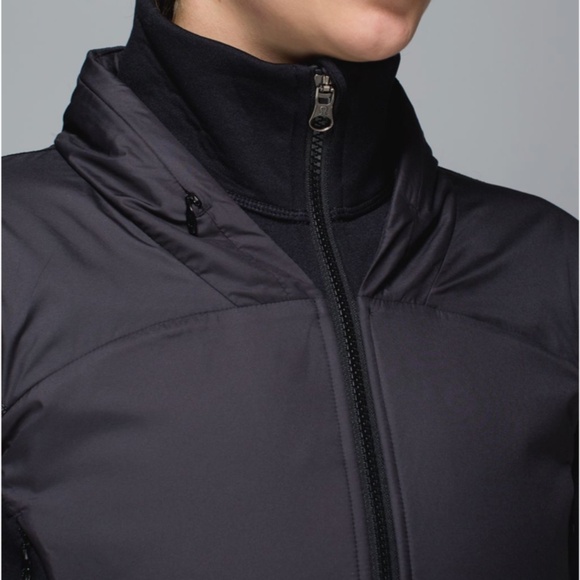 Lululemon Snug Sprinter Jacket Heathered Black / Black - Picture 4 of 9